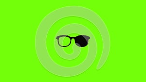 Glasses for myopic icon animation