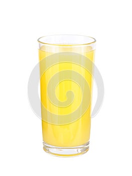 Glasses of orange fruit juice