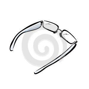 Glasses sketch