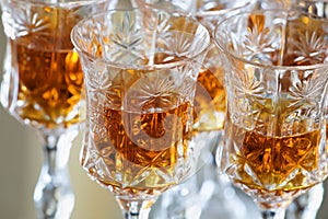 Glasses with strong liquor photo