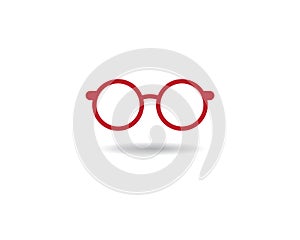 Glasses vector symbol icon