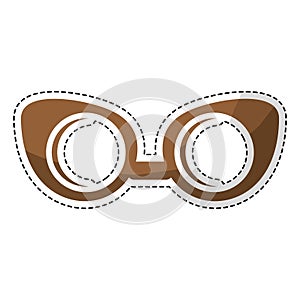 Glasses vintage frameicon image