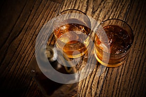 Glasses from whisky photo