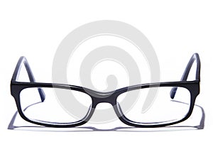 Glasses on white photo