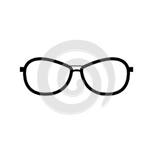 Glassess icon vector flat design