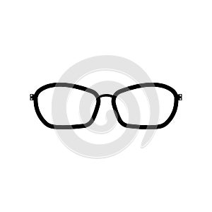 Glassess icon vector flat design