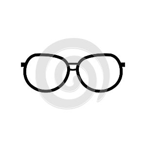 Glassess icon vector flat design