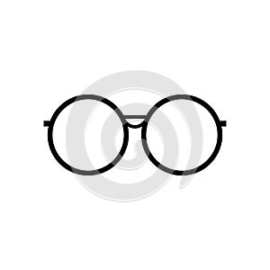 Glassess icon vector flat design