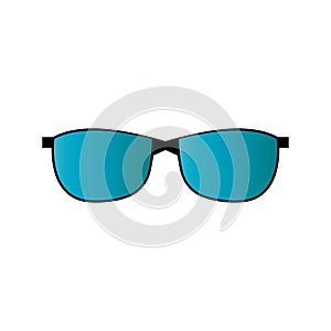 Glassess icon vector flat design