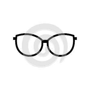 Glassess icon vector flat design