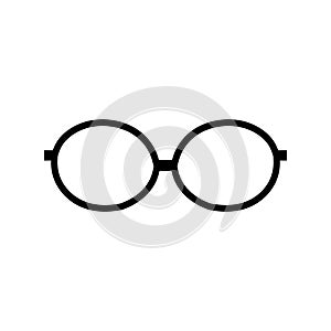 Glassess icon vector flat design