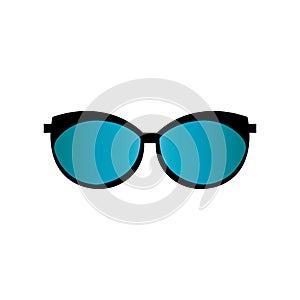 Glassess icon vector flat design