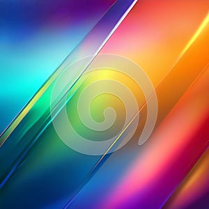 Glassmorphic surface featuring subtle color gradients