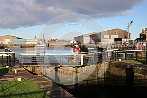 Glasson Dock, Glasson, Lancashire, England