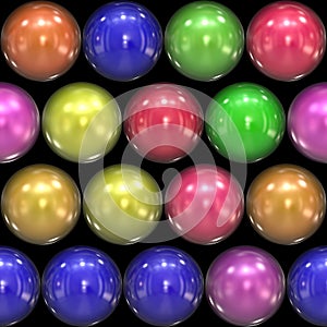 Glassy 3D Balls