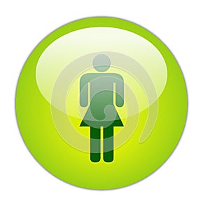 Glassy Green Ladies Icon