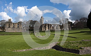 Glastonbury Abbey Ruins and grounds