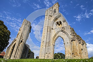 Glastonbury Abbey in Somerset