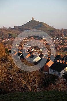 Glastonbury Tor and Town