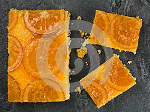 Glazed Candied Orange Sponge Cake