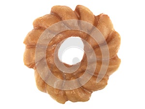Glazed Cruller Ring Doughnut