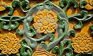 Glazed lotus background