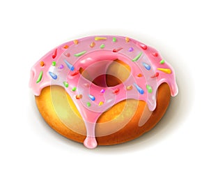 Glazed ring doughnut