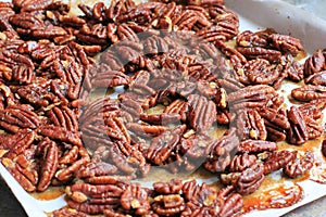 Glazed Spiced Pecans