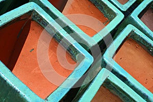 Glazed Terra Cotta Pots