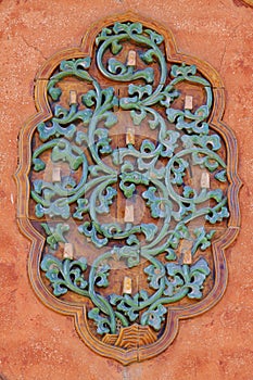 Glazed tile decoration in the Eastern Royal Tombs of the Qing Dy