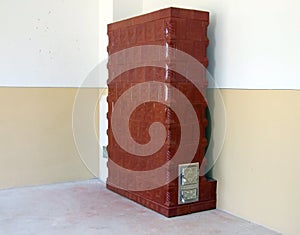 Glazed tile stove