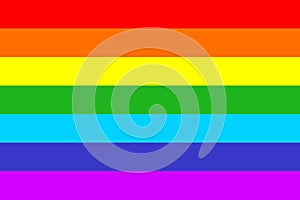 GLBTQ rainbow flag