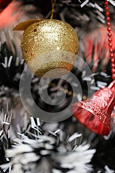 Gleaming Christmas tree background