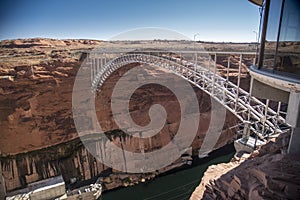 Glen Canyon Dam bridge Page Arizona