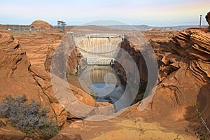 Glen Canyon Dam, Colorado River, Arizona, United States