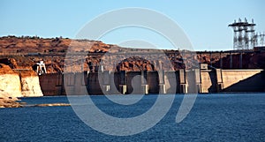 Glen Canyon Dam Lake Powell Arizona