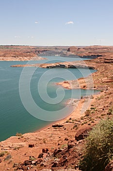 Glen canyon dam, Lake Powell, Arizona.