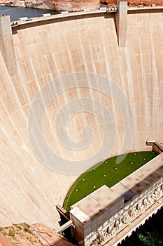 Glen Canyon Dam near Page, Arizona.