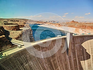 The Glen Canyon Dam - Page Arizona