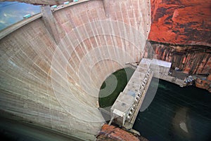 Glen Canyon Dam and Turbine Building
