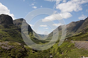 Glen Coe in the Scottish Highlands photo