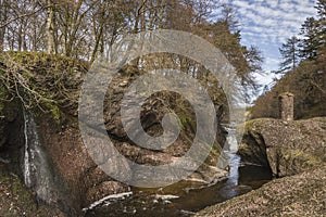 Glen Esk Gorge in Scotland.