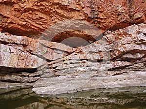 The Glen Helen, gorge in the Mcdonnell ranges