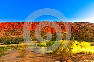 Glen Helen Gorge at night