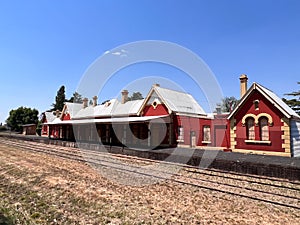 Glen Innes Victorian railway station New South Wales Australia