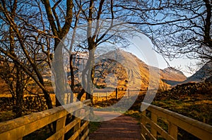 Glencoe Highland mountains Scotland