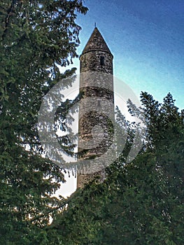 Glendalough Round Tower Ireland