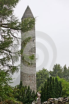 Glendalough Round Tower, Ireland