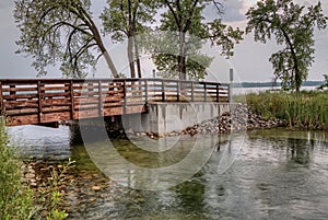 Glendalough State Park is located by Battle Lake and Ottertail Lake, Minnesota