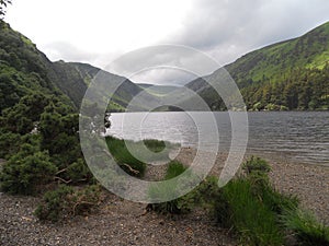 Glendalough valley and lake.  Ireland